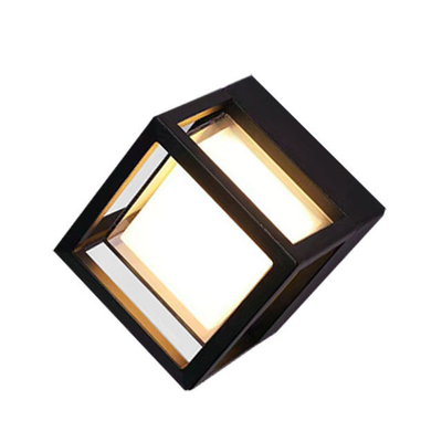 円形と四角壁の屋外IP65 LEDガーデンランプ 10W 15W 省エネ照明のために