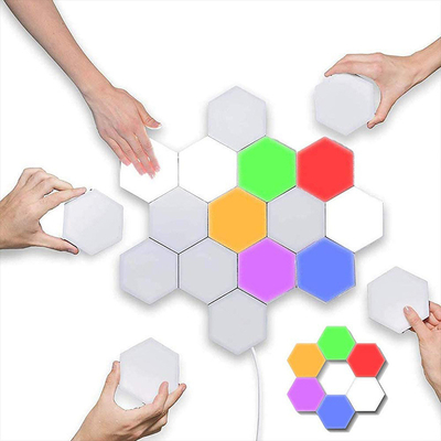 LEDモジュール式夜光 六角量子設計と制御付きのクリエイティブタッチランプ
