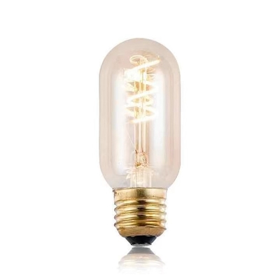 ヴィンテージ 柔らかい 柔軟 LED 電球 T45 直線電線電球 2- 住宅用