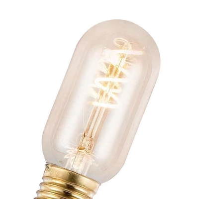 ヴィンテージ 柔らかい 柔軟 LED 電球 T45 直線電線電球 2- 住宅用