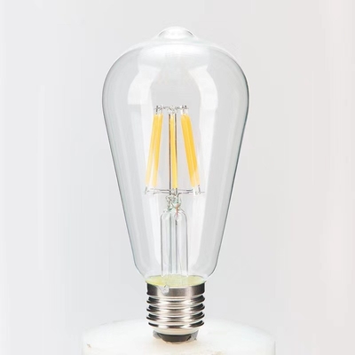 住宅用照明ソリューション ST64 E26 7W 800LM ダム LED フィラメント ランプ 3000K 120V/60Hz