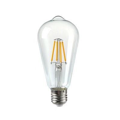 住宅用照明ソリューション ST64 E26 7W 800LM ダム LED フィラメント ランプ 3000K 120V/60Hz