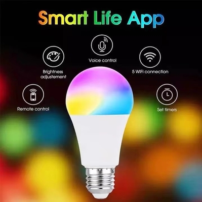 15000 時間 作業寿命 多色 RGBCW と BT コントロール と Tuya スマート LED 電球