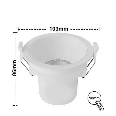 長寿命 9W 0.6mm COB 3.5インチケーブルのための近代的なデザインで埋め込まれたLEDダウンライト