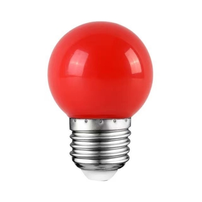 LED G45 グローブ クリスマスライト 1W カラーナイト ミニエディソン E26 15W 相当赤電球