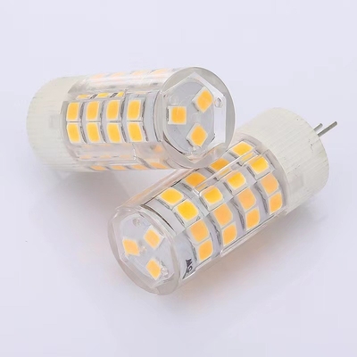 G9 LED電球 4W 40ワット T4 暗調 2700K 柔らかい暖かい白 120V 点滅しないチェンダリアライト 450LM