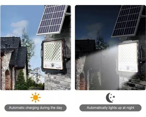 IP65 タイムスイッチと太陽光充電付きの防水屋外壁ランプ 長寿命