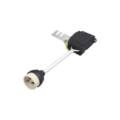 ケーブルとシリコンケーブルのないGU10電球のための室内セラミックランプホルダー
