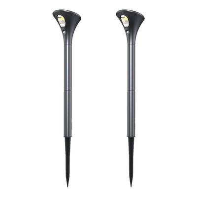 106*618.5mm ソーラーガーデン 庭 LED 芝生ランプ 屋外通路照明 耐久性