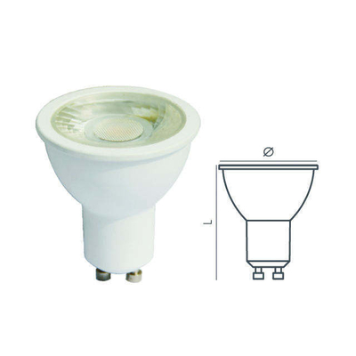 プラスチック アルミニウムヒートシンク LED電球 7W MR16 Gu10 スポットライト 36度 /60度 /120D