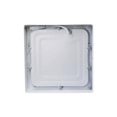 IP20 評価 アルミニウム スクエア 12 ワット 収納式 LED パネル ライト ハウシング 性能