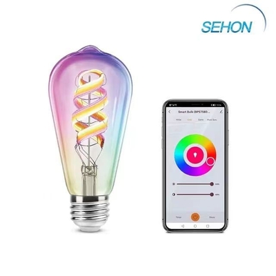 RGBライトとワイヤレスBluetooth制御付きのディムブルインダーススマートLED電線ランプ