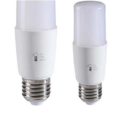 プラスチックの8W12Wランプ照明 T型電球 3CCT 3000K/4500K/6000K 36000時間 寿命