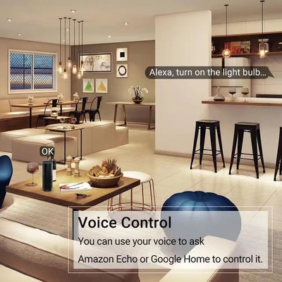 ワイヤレスBluetooth TUYA APP制御 LED電球 色の変化と光の暗さ