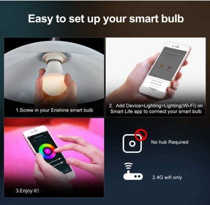 リモコン スマート WiFi GU10/MR16 スポット ランプ Google アレクサとディミング サポート