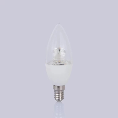 照明ソリューション サービス E14 ベース 3000K 暖かい光 透明カバー c37 LED ろうそくの電球