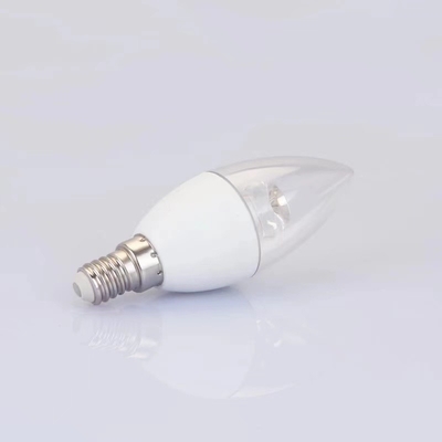 照明ソリューション サービス E14 ベース 3000K 暖かい光 透明カバー c37 LED ろうそくの電球