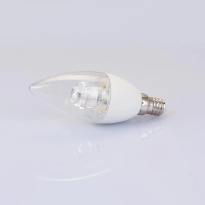 照明ソリューション サービス E14 ベース 3000K 暖かい光 透明カバー c37 LED ろうそくの電球