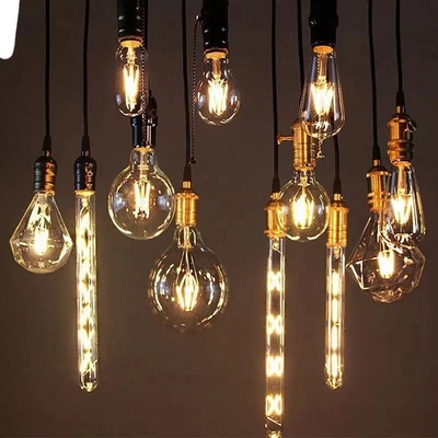入力電圧 85-265V E27/B22 4W 6W 8W 80 Ra のヴィンテージ エジソン LED 電球