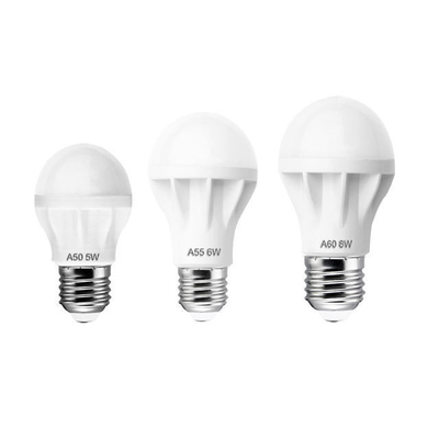 室内LED電球 5w 7w ストックデザインのフルプラスチックのLED光源