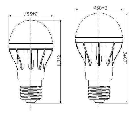 室内LED電球 5w 7w ストックデザインのフルプラスチックのLED光源