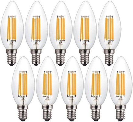 ETL リスト C35 E11 LED フィラメント 電球 4W 120C 調節可能 500lm 0.06kg エネルギー節約