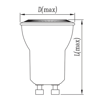ホーム オフィス LED 光源 MR11 GU10 4W 35mm ディアスポットライト 36D ビームアングル 12V/85-240V