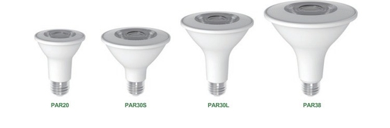 IP20 15W PAR38 スポットライト 製品重量 0.2kg 色素表示指数 Ra 80