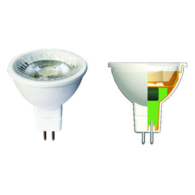 長寿命 25000 LED MR16 5W 3W 電球スポットライト 4000K 220V ICドライバー付き