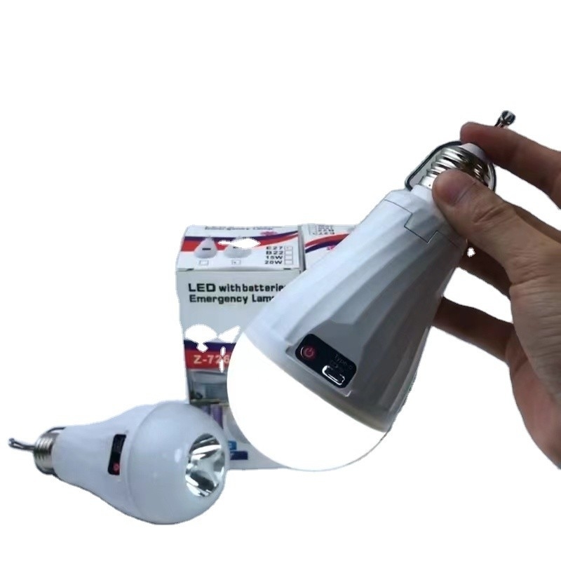 2 LED緊急ランプ 15W E27 B22 リチウムイオン充電電池 AC/DC 健康的な使用電球