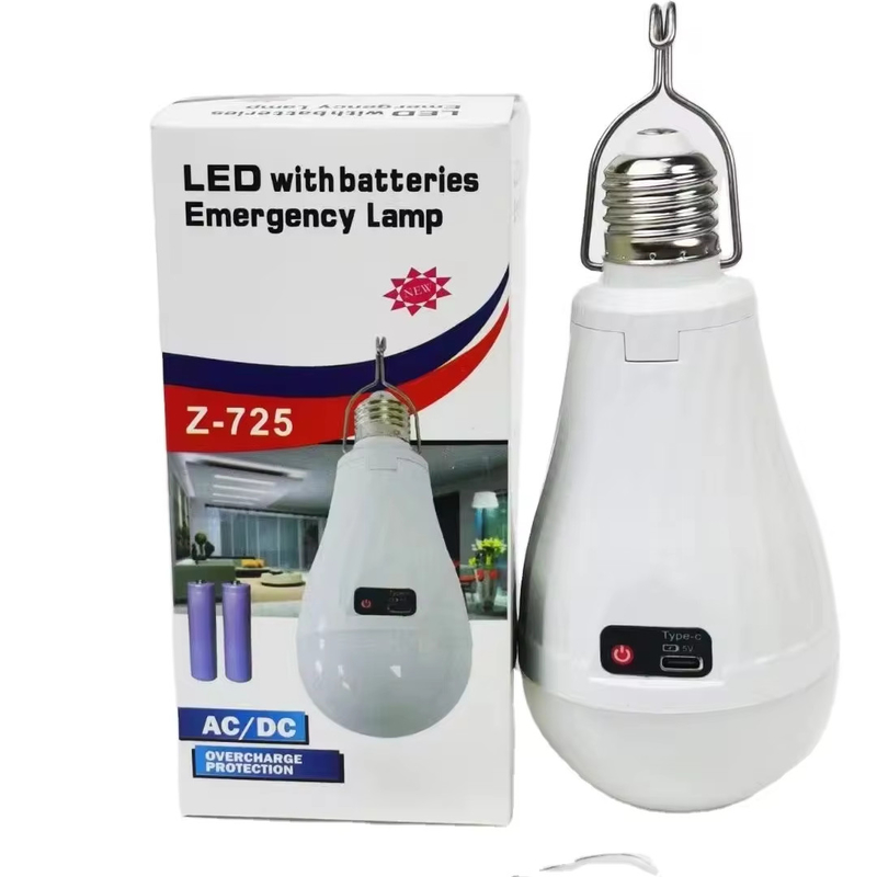照明ソリューションサービスのためのLED電球 15W E27 B22 リチウムイオン充電電池 AC/DC