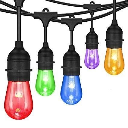 装飾 RGB S14 LED ホリデーストリングライト 多彩型 LED 周波数 50Hz/60Hz