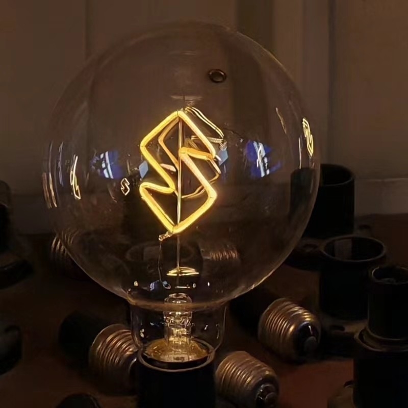 GLOBE G125シリーズ LED 装飾用 エジソン電球 パーソナライズ パターンやテキスト
