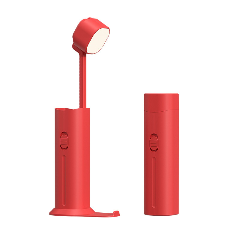 1200/5000mAH バッテリー 再充電可能 赤色USB LED 保護用 テーブルランプ 強力