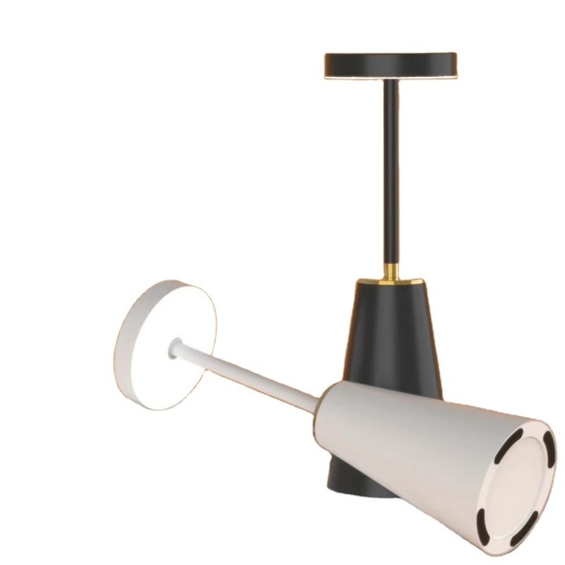 メタルABSシェードタッチ充電 スマートテーブルランプ 暗化と大気照明