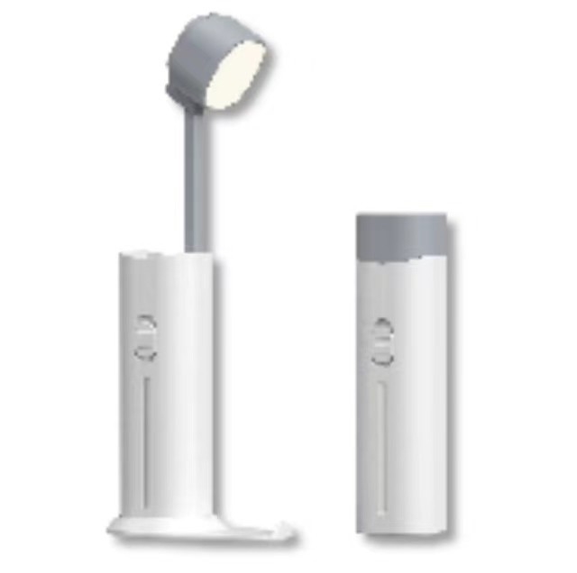 ポータブルLEDデスクランプ 5W 補電式テーブルランプ サポートディマーと光源