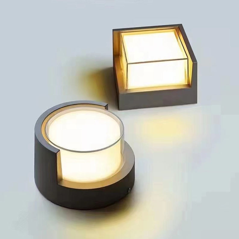 色温 5000K LED ウォールライト スマート IP65 パーティガーデン用の屋外PC素材