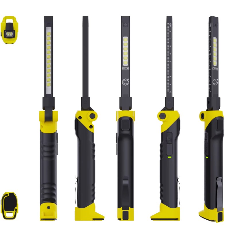 照明ソリューション サービス CRI95 カラーマッチ 再充電可能なLED 作業灯 マグネットフック