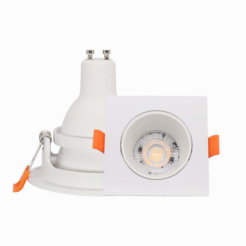 5w Mr16 Gu10 ホテル スクウェア ミニ スマート 反光 天井 調整可能な 表面 切断なし 収納式 LED ライト ダウンライト