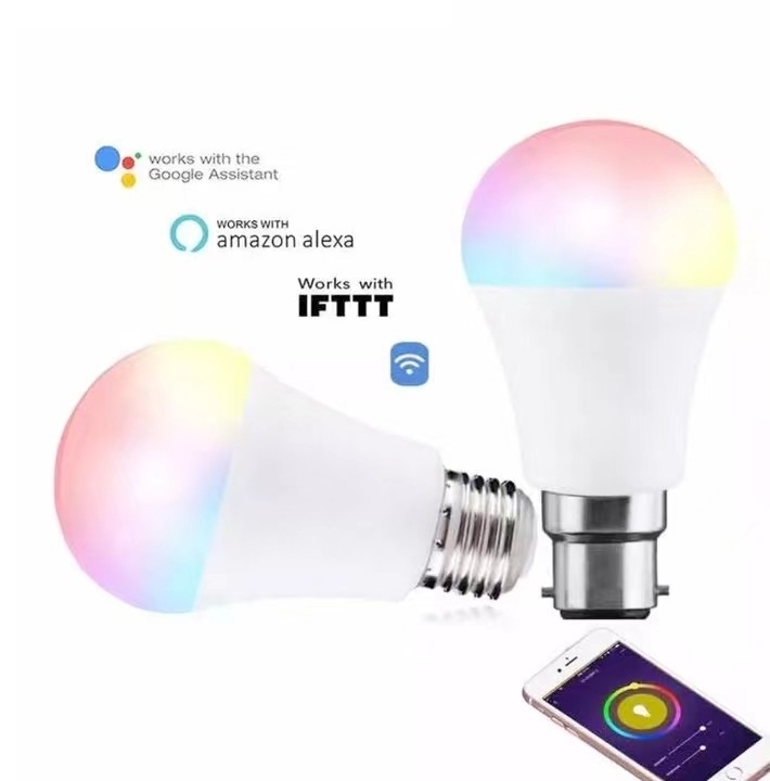 15000 時間 作業寿命 多色 RGBCW と BT コントロール と Tuya スマート LED 電球