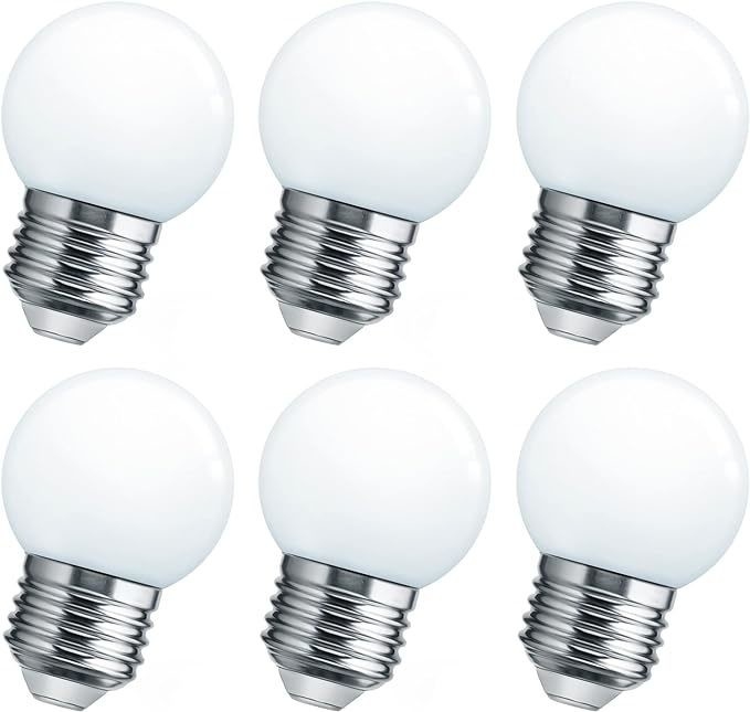 LED バスルーム バニティ ライト 球球 15W 相当 E26 中程度のスクリューベース 冷たい白