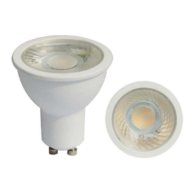 プラスチック アルミニウムヒートシンク LED電球 7W MR16 Gu10 スポットライト 36度 /60度 /120D