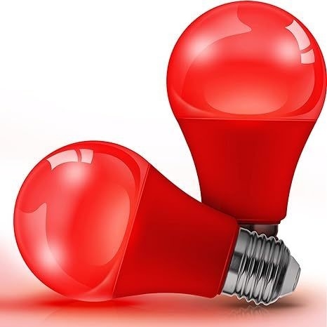 E26 レッド LED ランプ A19 9W バレンタインデー 屋内 玄関 感謝祭 年の飾り付け